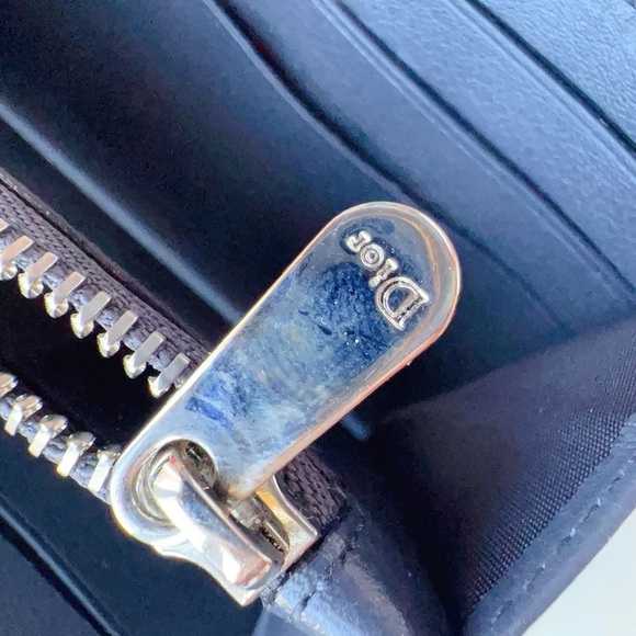 Dior Blue Diorissimo Voyageur Zip Around Wallet - Picture 3 of 6